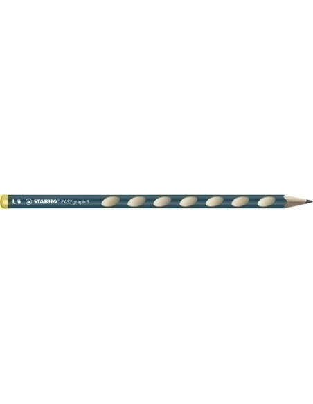 LAPIZ de GRAFITO STABILO EASY GRAPH S para ZURDOS PETROLEO - HB