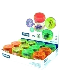 AFILALAPIZ MILAN SPIN 1 USO CON DEPOSITO SURTIDO EXPOSITOR de 24