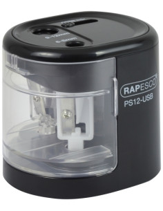 AFILALAPIZ RAPESCO ELECTRICO PS12 CON CONEXIÓN USB NEGRO