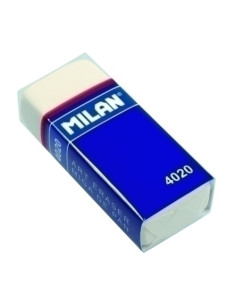 GOMA de BORRAR MILAN MIGA DE PAN 4020 con FUNDA de CARTON PLASTIF ud