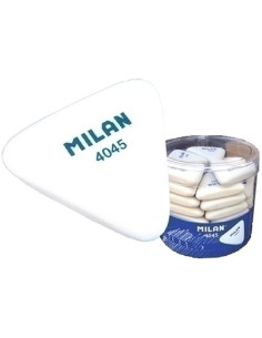 GOMA de BORRAR MILAN MIGA DE PAN TRIANGULAR 4045 PEQUEÑA BOTE de 45
