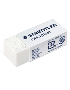 GOMA de BORRAR STAEDTLER 526 B30 RASOPLAST para LAPIZ  ud