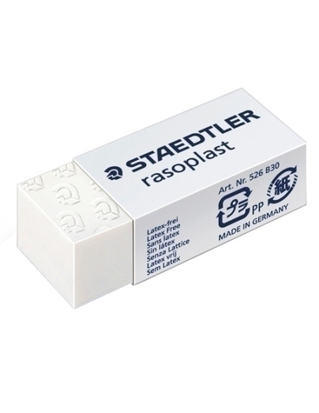GOMA de BORRAR STAEDTLER 526 B30 RASOPLAST para LAPIZ  ud