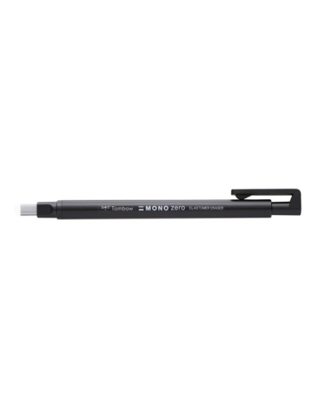 PORTAGOMAS TOMBOW MONO ZERO PUNTA RECTANGULAR 25x5 mm CUERPO NEGRO