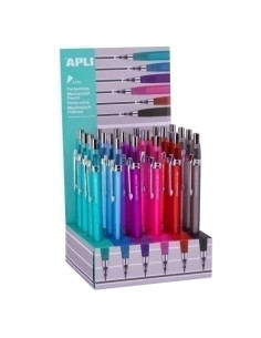 PORTAMINAS APLI SURTIDO 20 mm EXPOSITOR DE 24