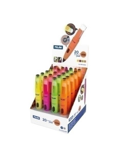 PORTAMINAS MILAN COMPACT FLUO 09 mm EXPOSITOR de 20