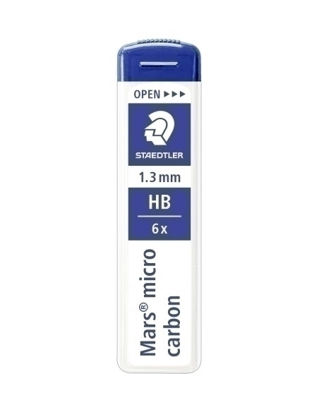 MINAS  STAEDTLER 250 MARS MICRO CARBON 13 - HB TUBO de 6