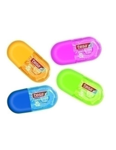 CORRECTOR CINTA TESA MINI 5 mm x 6 m COLORES SURTIDOS