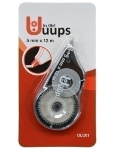 CORRECTOR CINTA OLEF UUUPS 5 mm x 12 m ERGONOMICO BLISTER de 1
