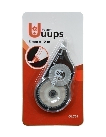 CORRECTOR CINTA OLEF UUUPS 5 mm x 12 m ERGONOMICO BLISTER de 1