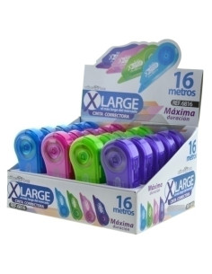 CINTA CORRECTORA X-LARGE OFFICE BOX 16 metros x 5mm EXP20