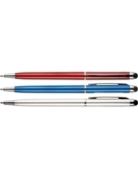 BOLIGRAFO CENTRUM RETRACTIL TOUCH PEN 07 mm TINTA AZUL COLORES SURTIDOS