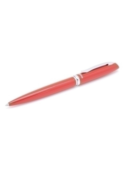 BOLIGRAFO INOXCROM PRIME METALICO LACADO ROJO