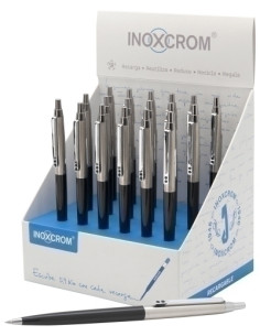 BOLIGRAFO INOXCROM SOUL EXPOSITOR DE 18