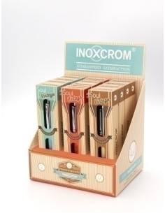 BOLIGRAFO INOXCROM SOUL VINTAGE EXPOSITOR de 12 4 Bolígrafos x 3 Colores
