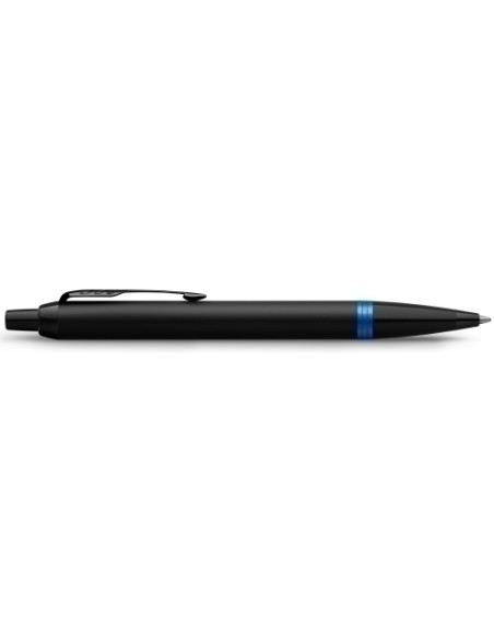 BOLIGRAFO PARKER IM NEGRO ANILLO AZUL MEDIUM