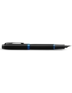 PLUMA PARKER IM NEGRO ANILLO AZUL F