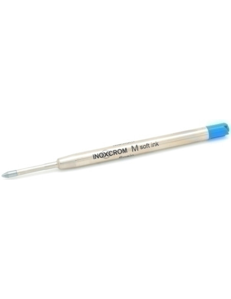 RECAMBIO INOXCROM BOLIGRAFO M METALICO AZUL