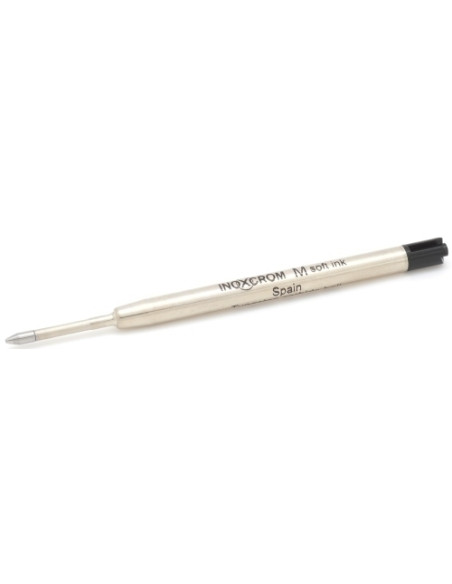 RECAMBIO INOXCROM BOLIGRAFO M METALICO NEGRO