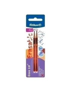RECAMBIO PELIKAN ERASE 20 ROJO BLISTER de 2 9566324