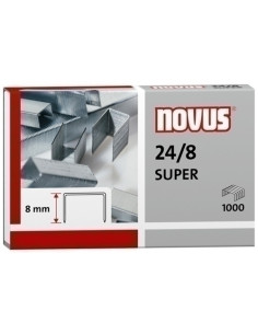 GRAPAS NOVUS 248 GALVANIZADAS caja de 1000