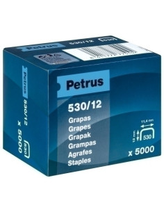 GRAPAS PETRUS CLAVADORA 53012 mm COBREADAS caja de 5000
