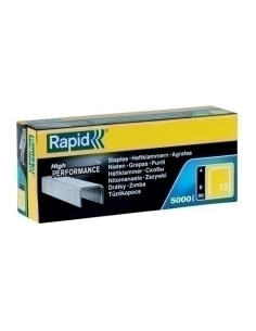 GRAPAS RAPID CLAVADORA 13 6 mm GALVANIZADAS caja de 5000