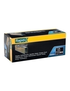 GRAPAS RAPID CLAVADORA 606 25 mm GALVANIZADAS caja de 4000