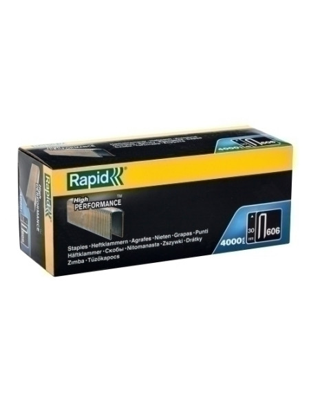 GRAPAS RAPID CLAVADORA 606 30 mm GALVANIZADAS caja de 4000