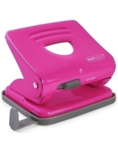TALADRO 2 P RAPESCO 825 METALICO 25 hojas ROSA INTENSO