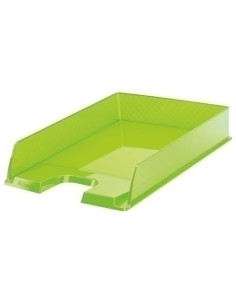 BANDEJA SOBREMESA EUROPOST TRANSPARENTE VERDE