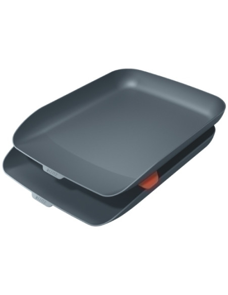 BANDEJA SOBREMESA LEITZ COSY GRIS SET de 2