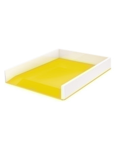 BANDEJA SOBREMESA LEITZ WOW DUAL AMARILLOBLANCO