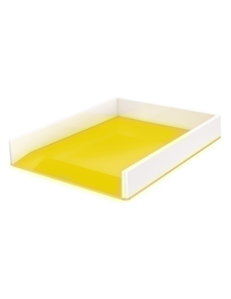 BANDEJA SOBREMESA LEITZ WOW DUAL AMARILLOBLANCO