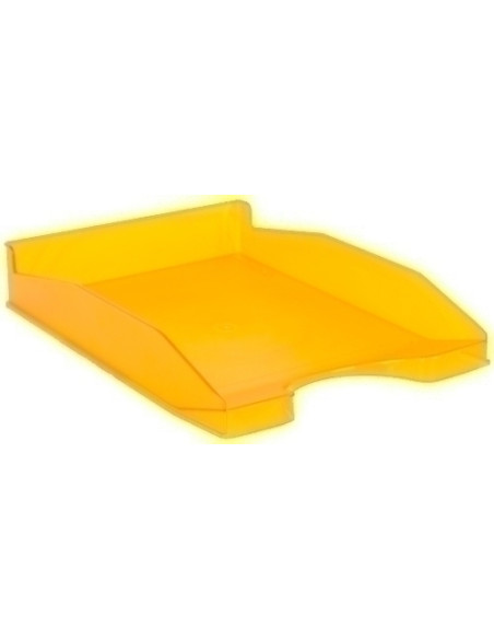 BANDEJA SOBREMESA TRASLUCIDA NARANJA