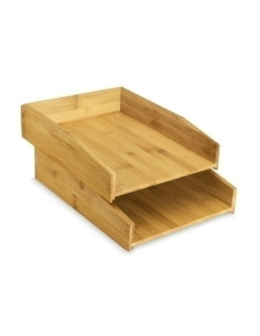 BANDEJA SOBREMESA CEP 24001 BAMBU CASTAÑO PACK DE 2