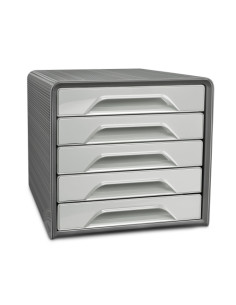 MODULO CEP 7-111 ESTANDAR 5 CAJONES COLOR GRIS OSCURO