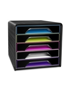 MODULO CEP 7-111G SMOOVE 5 CAJONES NEGROSURTIDOS