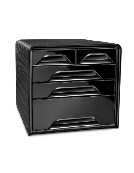 MODULO CEP 7-213 ESTANDAR 5 CAJONES MIXTOS COLOR NEGRO