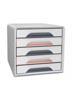 MODULO CEP 7-111 ESTANDAR 5 CAJONES COLOR BLANCOROSAGRIS
