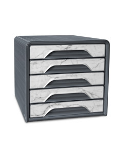MODULO CEP 7-111 ESTANDAR 5 CAJONES COLOR GRISMARMOL GRIS
