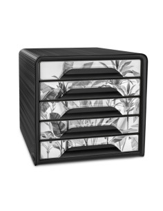 MODULO CEP 7-111 ESTANDAR 5 CAJONES COLOR NEGRONEGRO TROPICAL