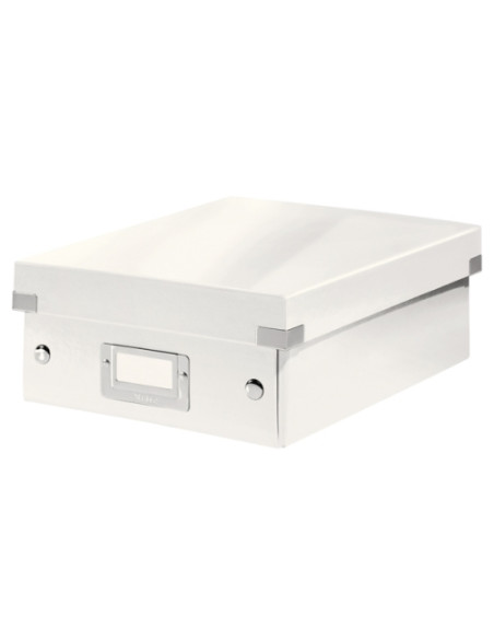 CAJA PARA ALMACENAMIENTO LEITZ CLICK&STORE ORGANIZADORA PEQUEÑA 220x100x285 mm BLANCO