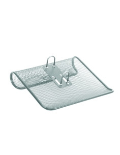 PORTA CALENDARIO FOROFIS METALICO MALLA PLATEADO