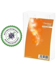 EXPOSITOR MURAL ARCHIVO 2000 PREMIUM ANTIMICROBIANO SANITIZED 13 DE A4 VERTICAL CRISTAL