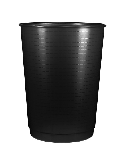 PAPELERA PLASTICO CEP 133R MAXI 40 LITROS NEGRO