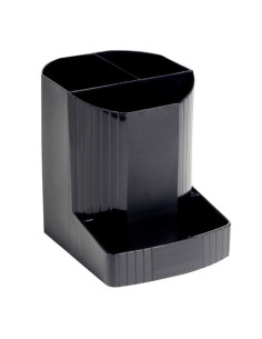 PORTA LAPICES EXACOMPTA MINI-OCTO ECOBLACK NEGRO