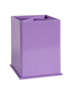 CUBILETE EXACOMPTA AQUAREL CARTON FORRADO 4 COMPARTIMENTOS MALVA