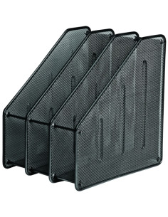 REVISTERO FOROFIS TRIPLE METALICO MALLA NEGRO