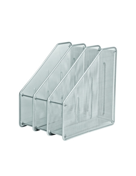 REVISTERO FOROFIS TRIPLE METALICO MALLA PLATEADO